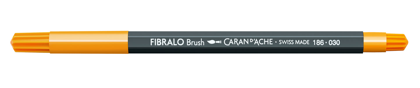 CANETA FIBRALO BRUSH 030 LARANJA 186030
