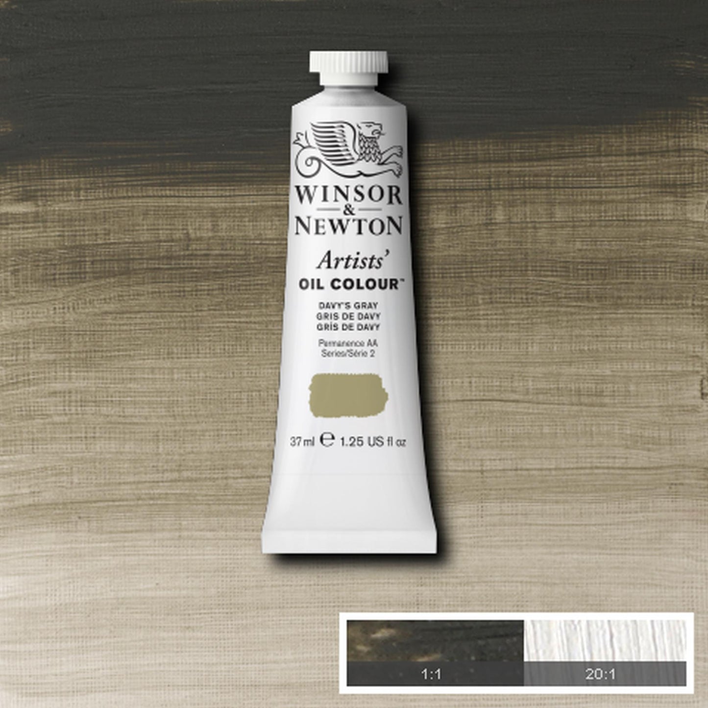 OLEO WINSOR NEWTON ARTISTS 037ML 217 DAVY'S GREY S2