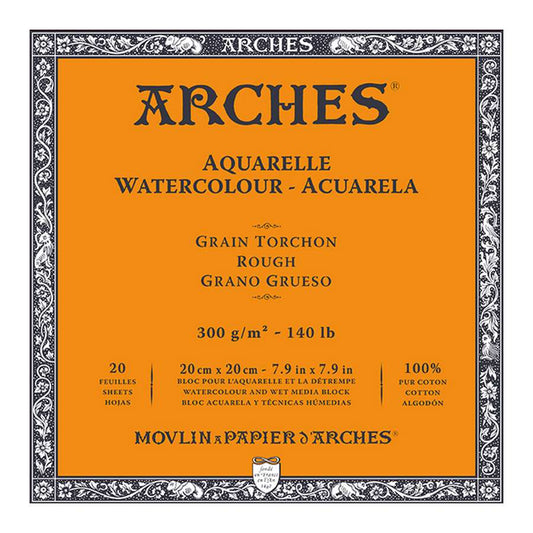 BLOCO ARCHES TORCHON 300g/m2 20x20 20 FOLHAS