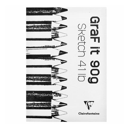 BLOCO CLAIREFONTAINE GRAF IT 90g/m2 A5 80 FLS