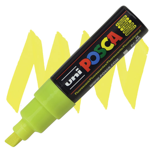 CANETA POSCA PC-8K F2 FLUO AMARELO