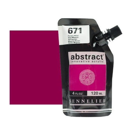 ACRILICA SENNELIER ABSTRACT 120ML 671 DEEP MAGENTA