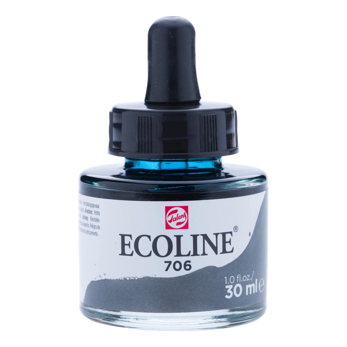 AQUARELA TALENS ECOLINE 30ML 706 DEEP GREY