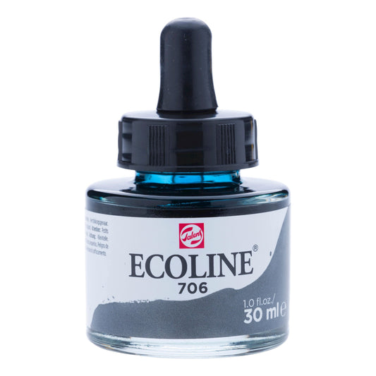 AQUARELA TALENS ECOLINE 30ML 706 DEEP GREY