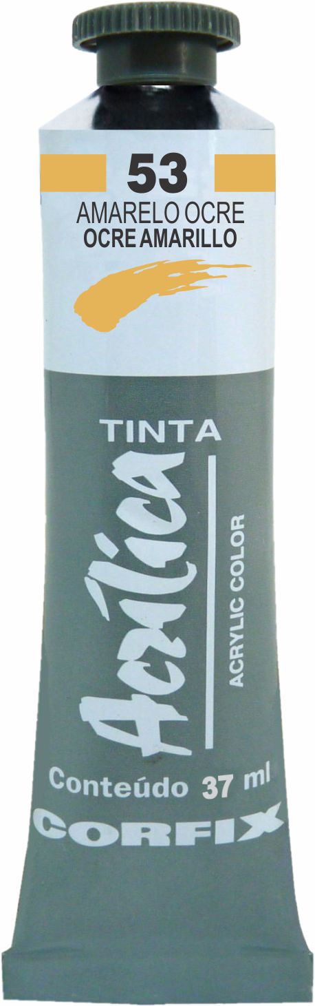 ACRILICA CORFIX 37ML 53 AMARELO OCRE