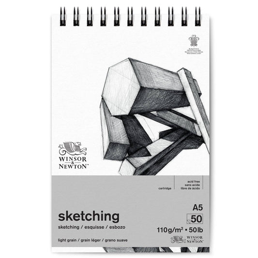BLOCO WINSOR NEWTON SKETCHING 110G/M2 A5 50 FOLHAS