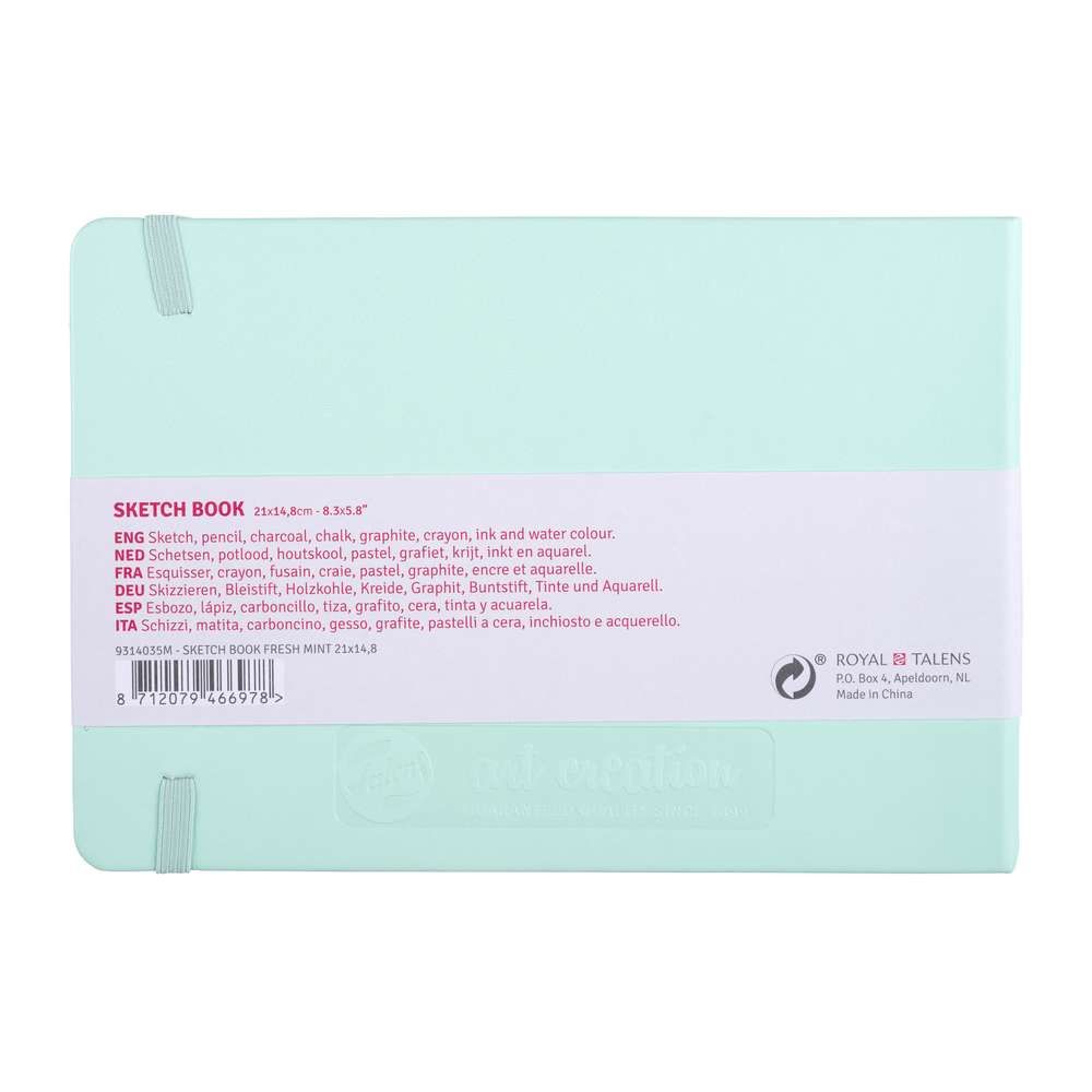 SKETCHBOOK TALENS FRESH MINT 21X15 80FLS