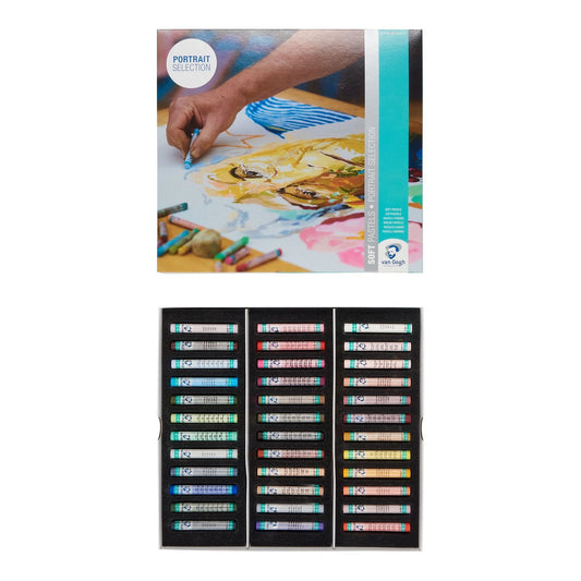 PASTEL SECO SOFT TALENS VAN GOGH ESTOJO 36 CORES PORTRAIT