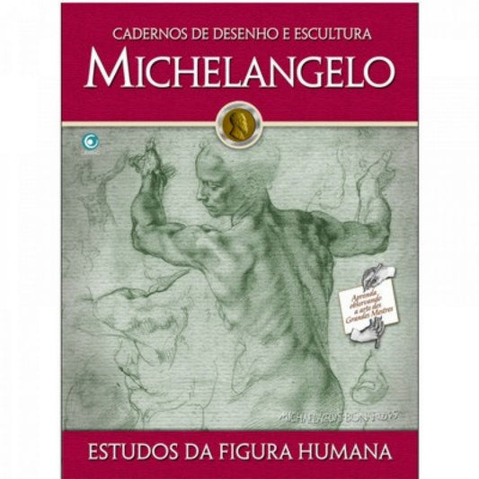 CADERNOS DE DESENHO E ESCULTURA "MICHELANGELO - ESTUDOS" CRI