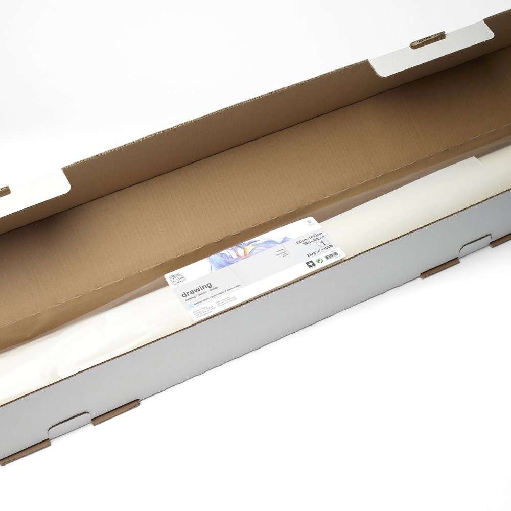 PAPEL WINSOR NEWTON DRAWING 220g/m2 RL 1,50x10m 6689750