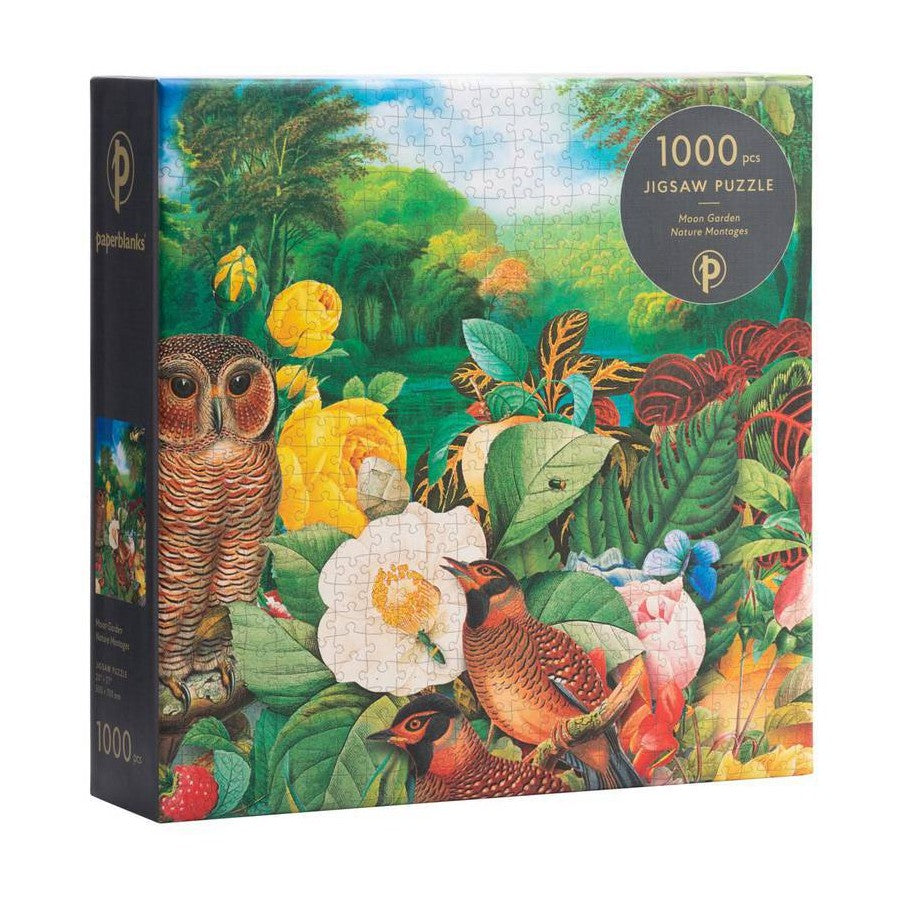 QUEBRA CABECAS PUZZLE PAPERBLANKS 1000 PCS MOON GARDEN