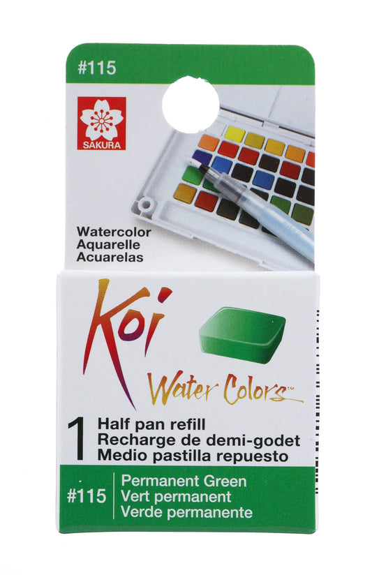 AQUARELA SAKURA KOI HALF PAN VERDE PERMANENTE - 115