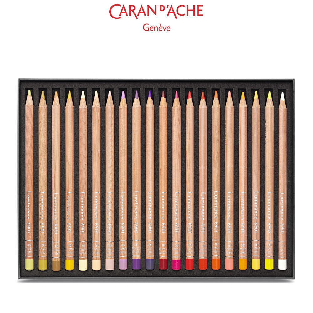 ESTOJO LAPIS COR CARAN D´ACHE LUMINANCE 6901 40 CORES