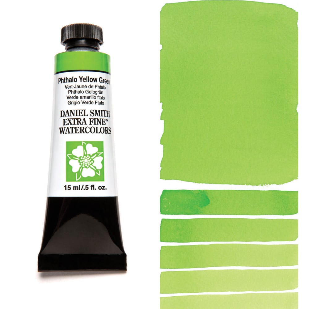 AQUARELA DANIEL SMITH 15ml EXTRA FINE Phthalo Yellow Green 124