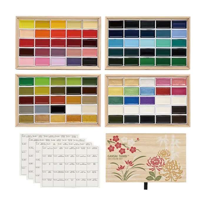 AQUARELA KURETAKE GANSAI TAMBI 100 CORES ED LIMITADA  MC20/100WD