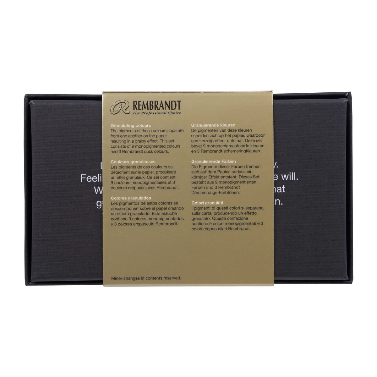 ESTOJO AQUARELA TALENS REMBRANDT 12 HALF GRANULADAS + BRUSH