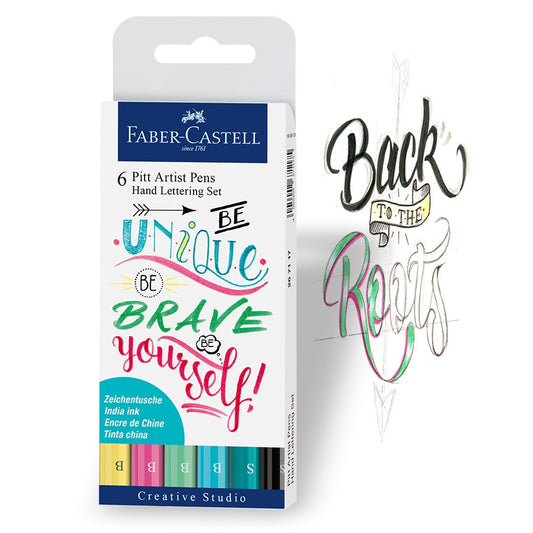 CANETA FABER CASTELL PITT 06 HAND LETTERING PASTEL 267116