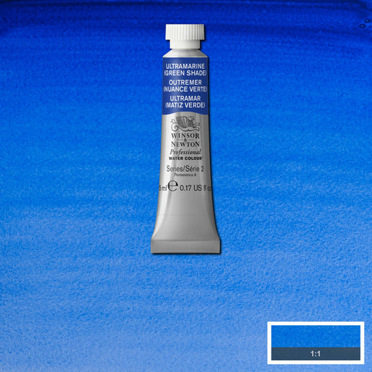 AQUARELA WINSOR NEWTON ARTISTS 5ml 667 ULTRAMARINE GREEN SHADE S2