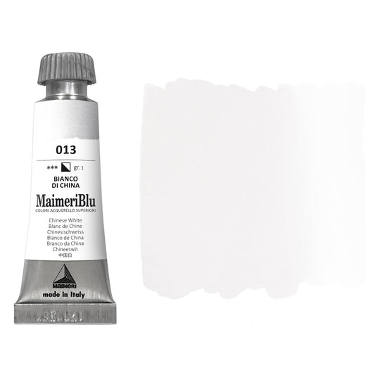 AQUARELA MAIMERIBLU ARTISTS 013 CHINESE WHITE 12ML S1
