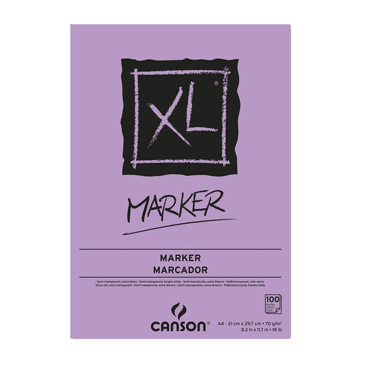 BLOCO CANSON XL MARKER 70g/m2 A4 100 FOLHAS