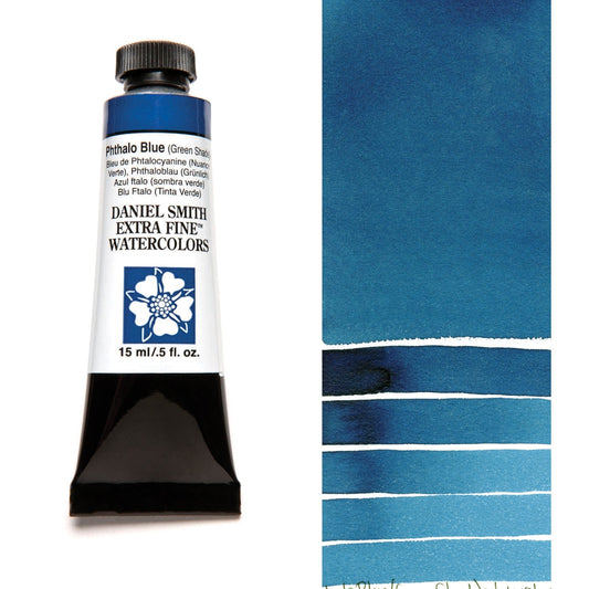 AQUARELA DANIEL SMITH 15ml EXTRA FINE Phthalo Blue (Green Shade) 077