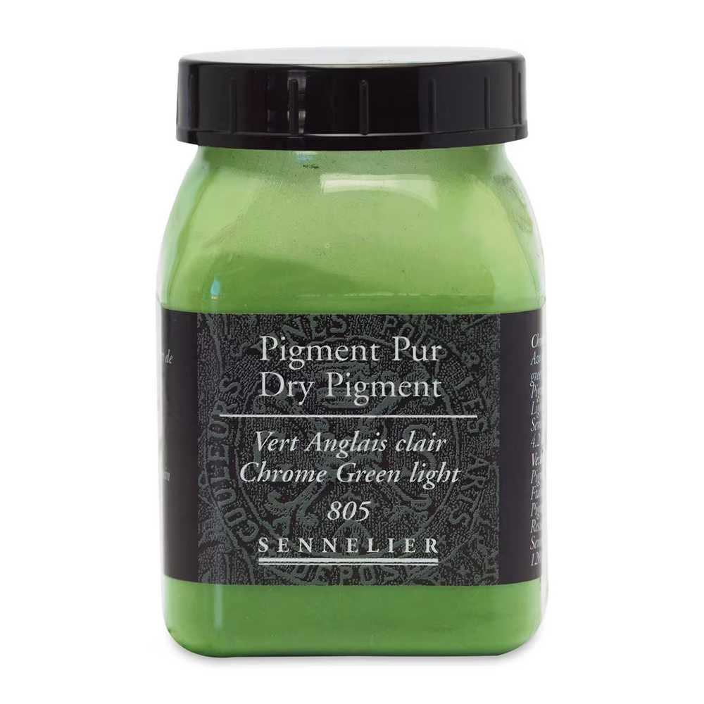PIGMENTO PURO SENNELIER 805 CHROME GREEN LIGHT 120g S3