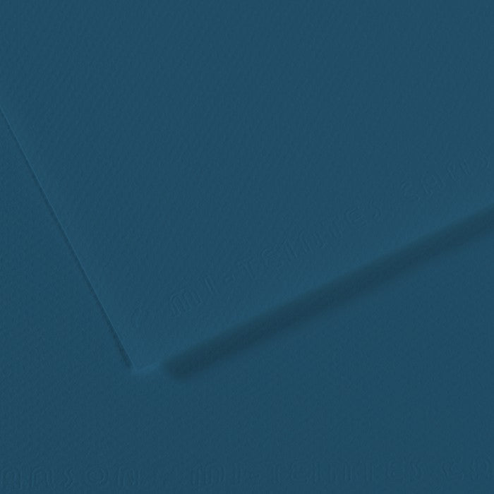 PAPEL CANSON MI-TEINTES 160g/m2 A2 183 AZUL PETROLEO