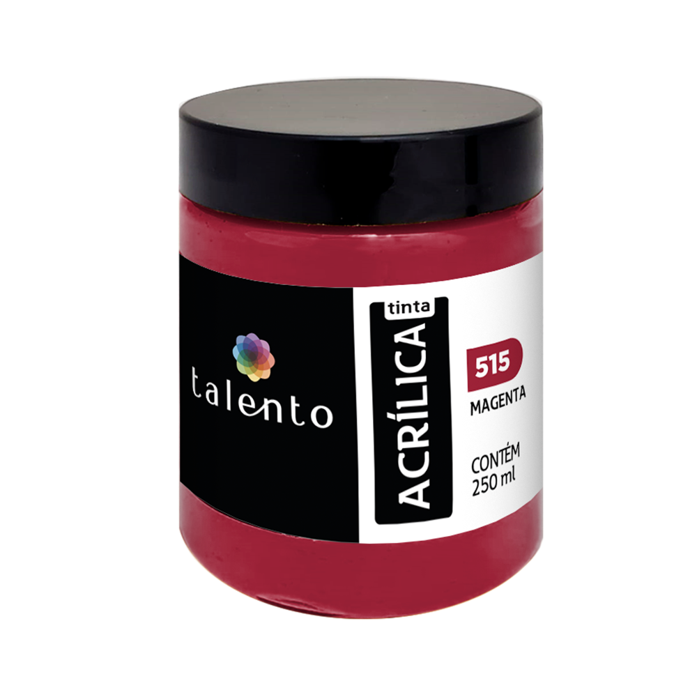 ACRILICA TALENTO 250ML 515 MAGENTA