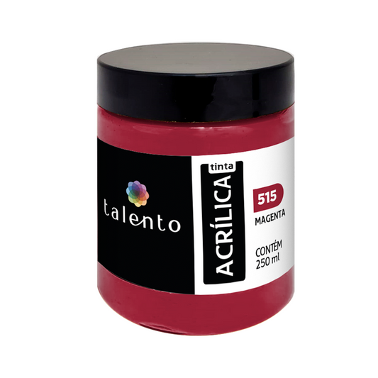 ACRILICA TALENTO 250ML 515 MAGENTA