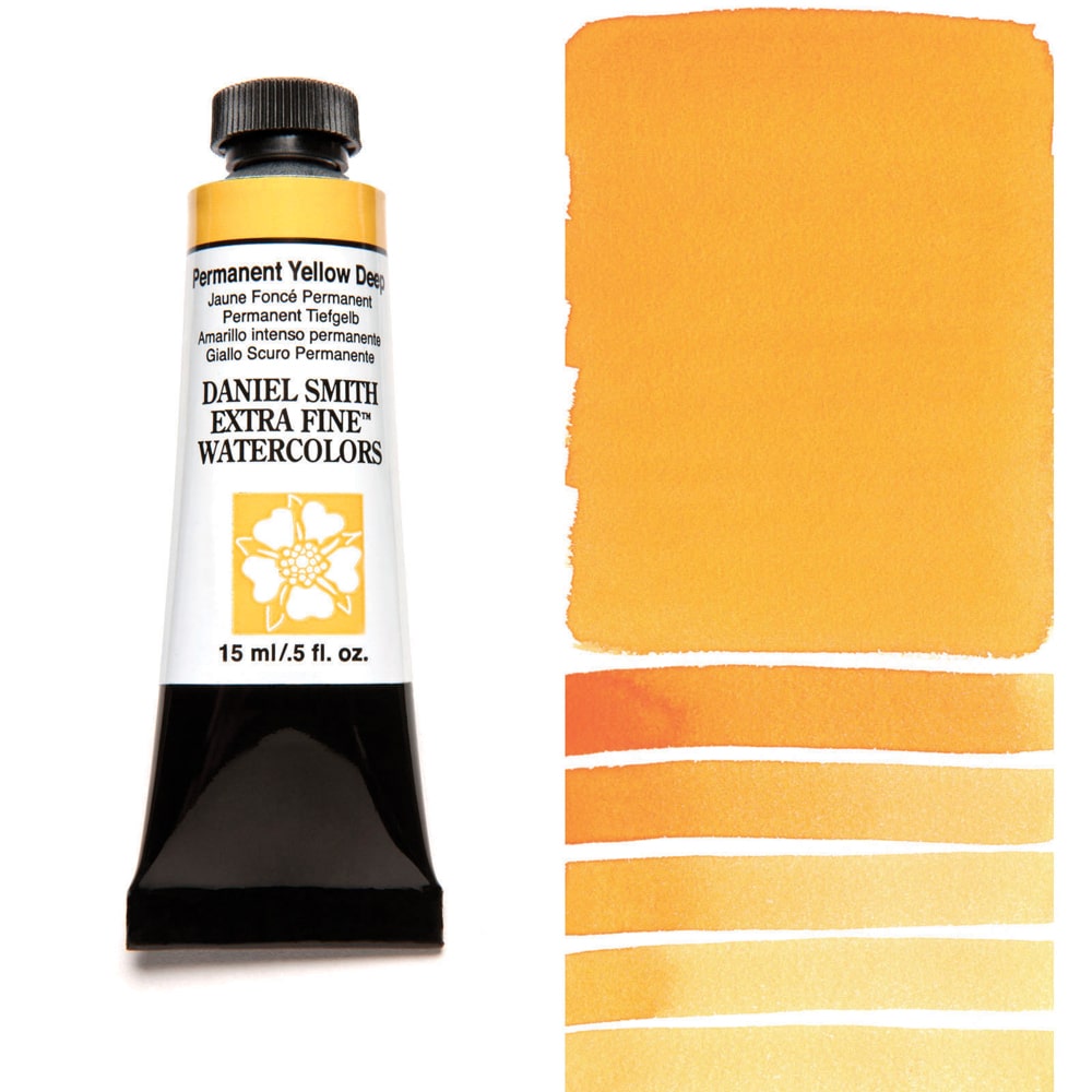 AQUARELA DANIEL SMITH 15ml EXTRA FINE Permanent Yellow Deep 133