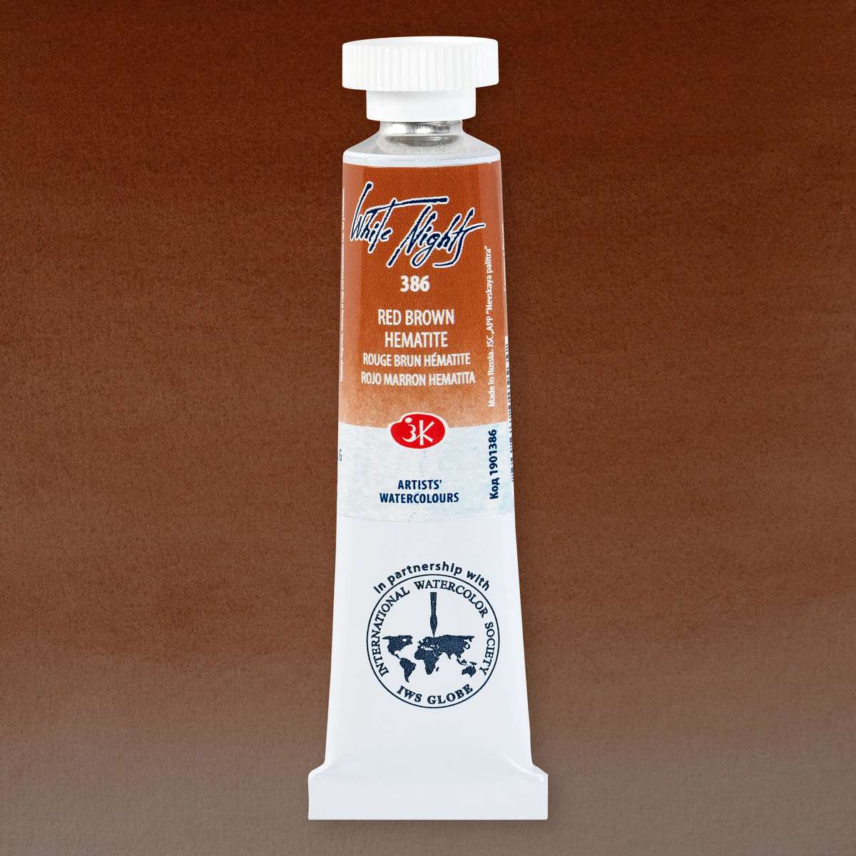 AQUARELA WHITE NIGHTS 386 TONS GRANULADOS RED BROWN HEMATITE 10ML