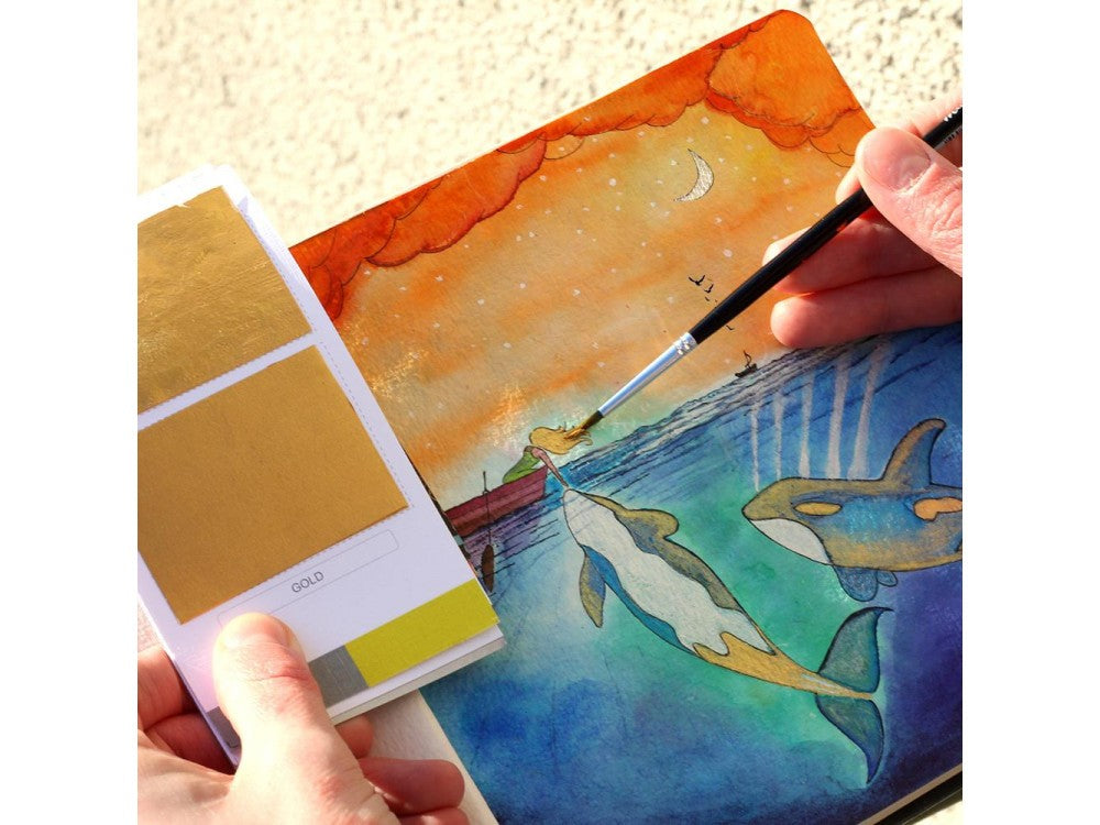 AQUARELA VIVIVA COLORSHEETS C/ 10 METALLIC SET VV276004