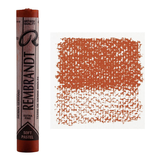 PASTEL SECO SOFT TALENS REMBRANDT 411.5 BURNT SIENNA