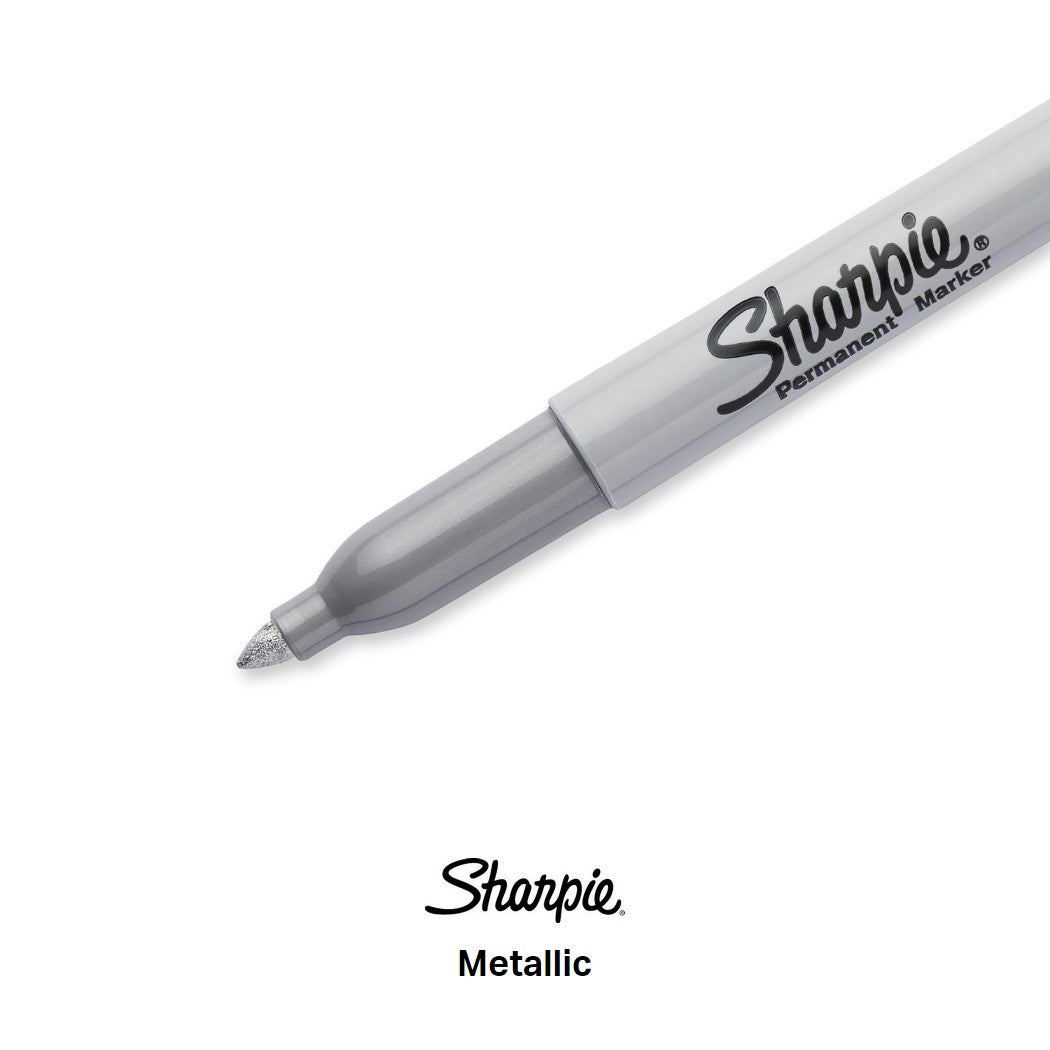 CANETA SHARPIE FINE METALLIC SILVER
