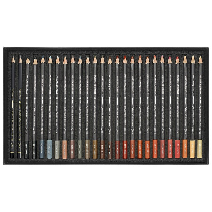 ESTOJO LAPIS AQUARELAVEL CARAN D´ACHE MUSEUM 76 CORES