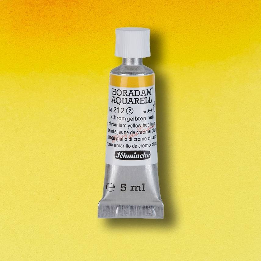 AQUARELA SCHMINCKE HORADAM 5ml 212 Chromium Yellow Hue Light S2