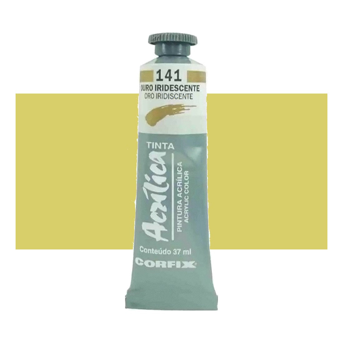 ACRILICA CORFIX METALICA 37ML 141 OURO