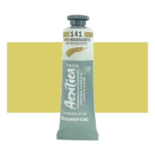 ACRILICA CORFIX METALICA 37ML 141 OURO