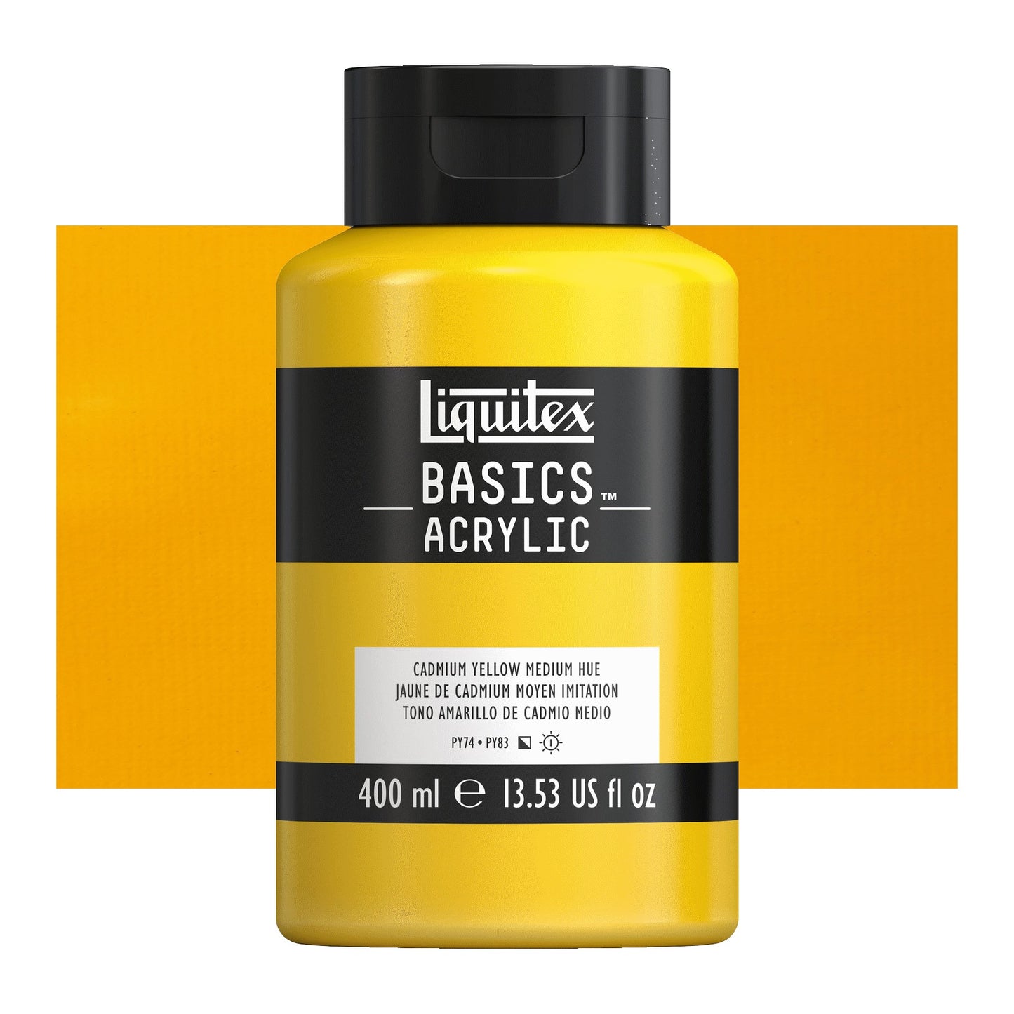 ACRILICA LIQUITEX BASICS 400ml 705 CADMIUM YELLOW MEDIUM