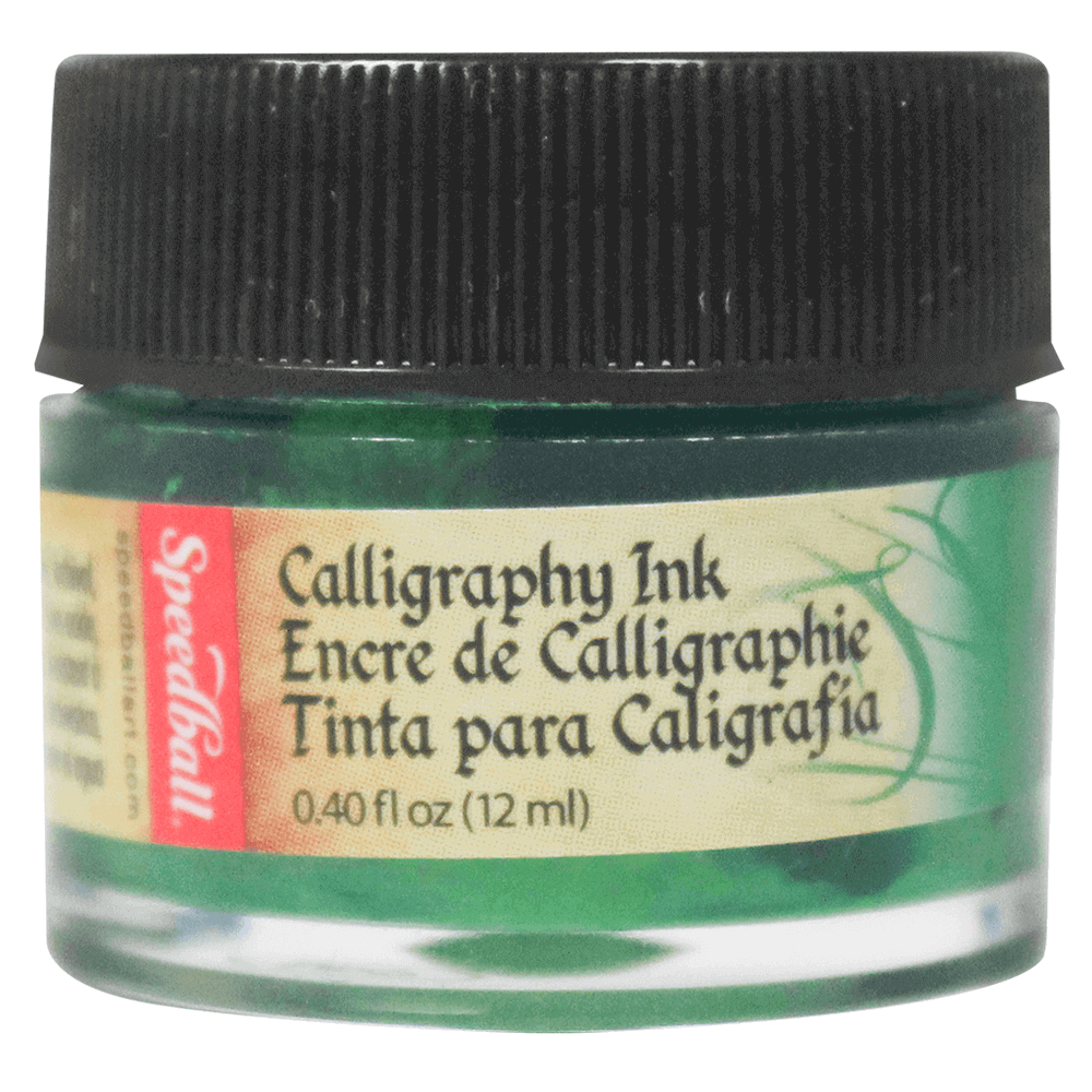 TINTA CALIGRAFIA SPEEDBALL 12ML 3103 VERDE ESMERALDA