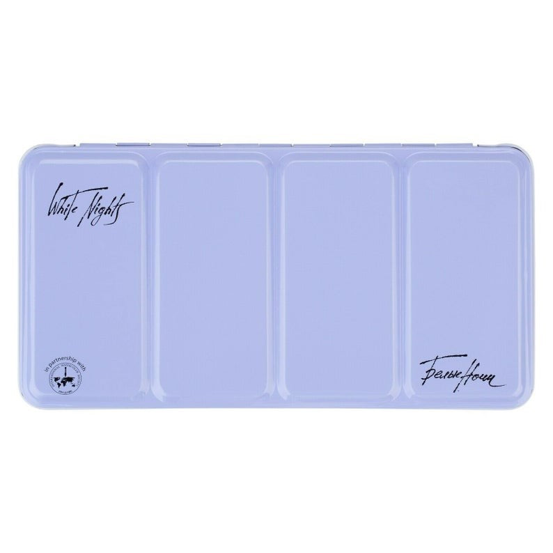 ESTOJO AQUARELA WHITE NIGHTS VAZIO 35 FULL PANS METAL