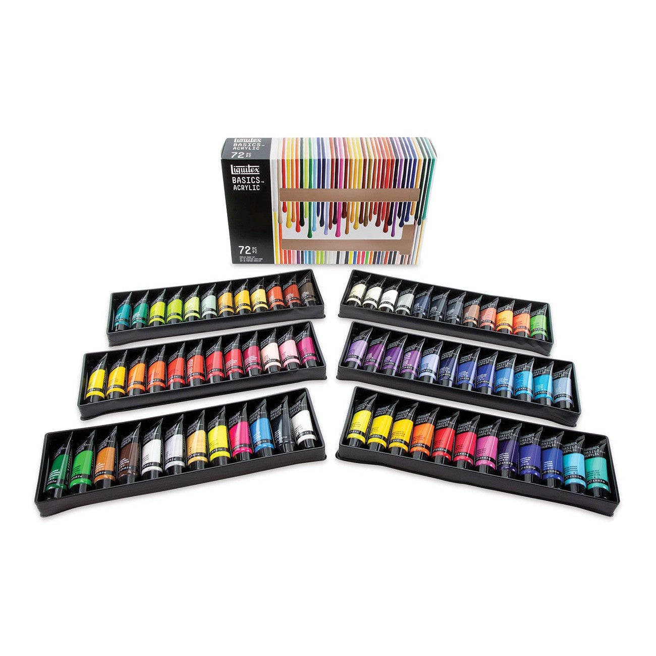 ACRILICA LIQUITEX BASICS ESTOJO 72 CORES 022ML