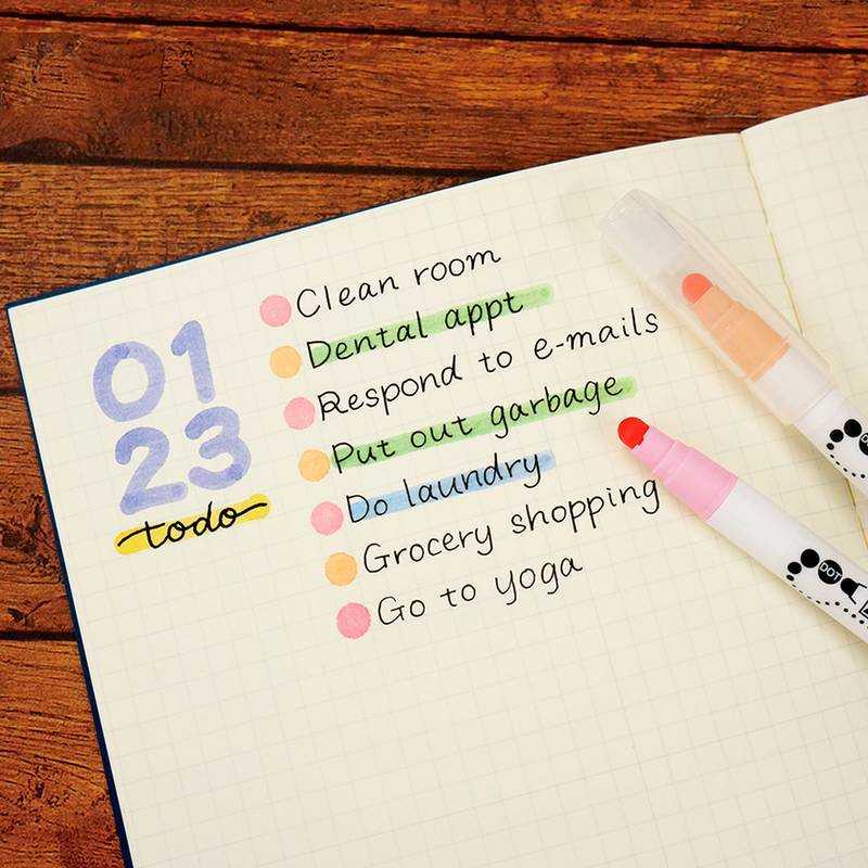 ESTOJO CANETA ZIG CLEAN DOT COLOR SINGLE C/ 06 MILD COLORS TCSD-6100/6V