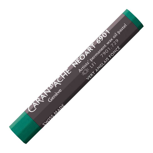 PASTEL CARAN D´ACHE NEOART 729 DARK ENGLISH GREEN