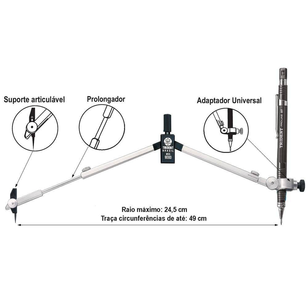 COMPASSO TRIDENT 9000 TÉCNICO COMPLETO