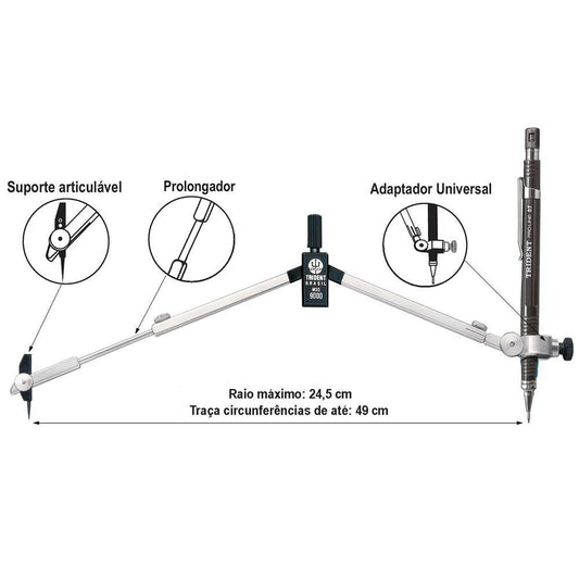 COMPASSO TRIDENT 9000 TÉCNICO COMPLETO