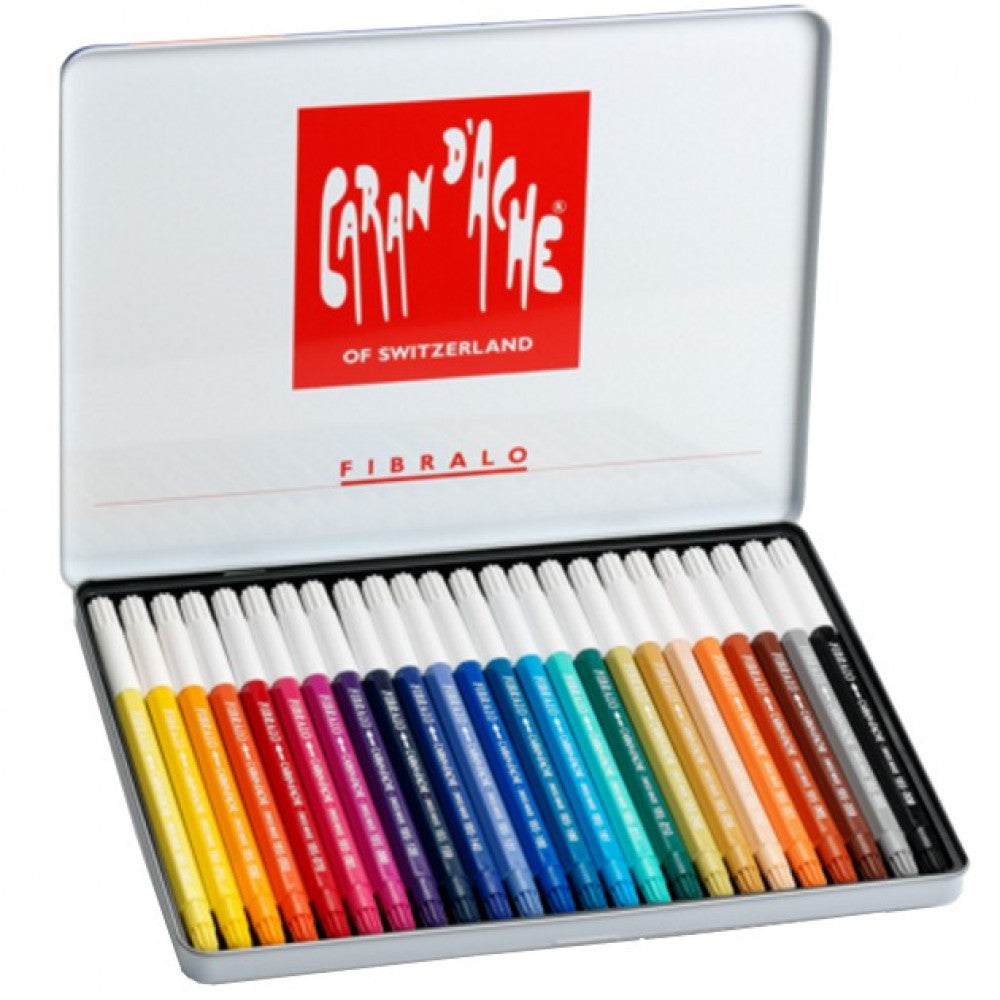 CANETA CARAN D´ACHE FIBRALO 24 CORES