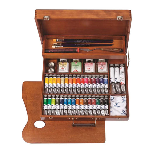 ESTOJO OLEO TALENS VAN GOGH 34 CORES + ACESS SUPERIOR