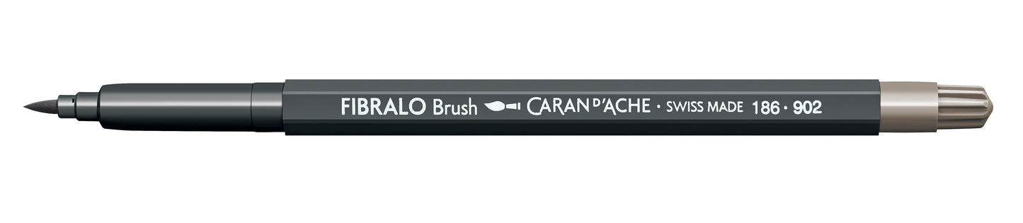 CANETA FIBRALO BRUSH 902 CINZA QUENTE 186902