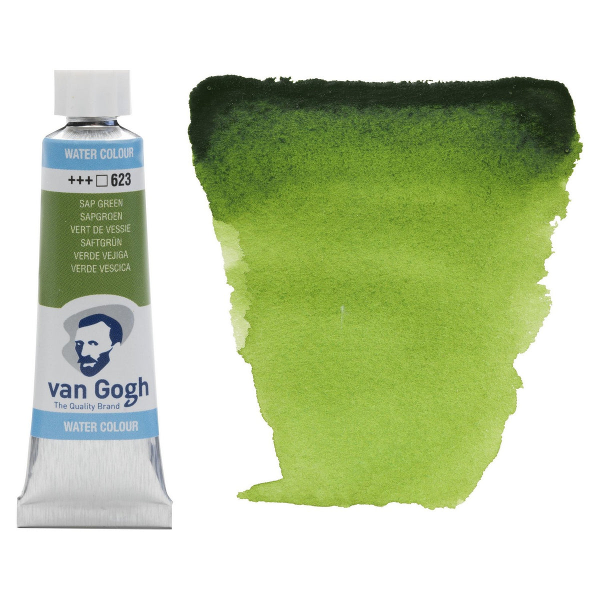 AQUARELA TALENS VAN GOGH 623 SAP GREEN 10ML Companhia Do Papel aquarela-talens-van-gogh-623-sap-green-10ml-companhia-do-papel